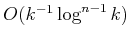 $ O(k^{-1}\log^{n-1} k)$