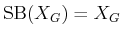 $ \operatorname{SB}({X_{G}}) = {X_{G}}$
