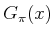 $ G_\pi (x)$