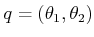 $ q = (\theta_1,\theta_2)$